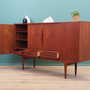 Vintage Highboard Holz Braun 1960er Jahre 5