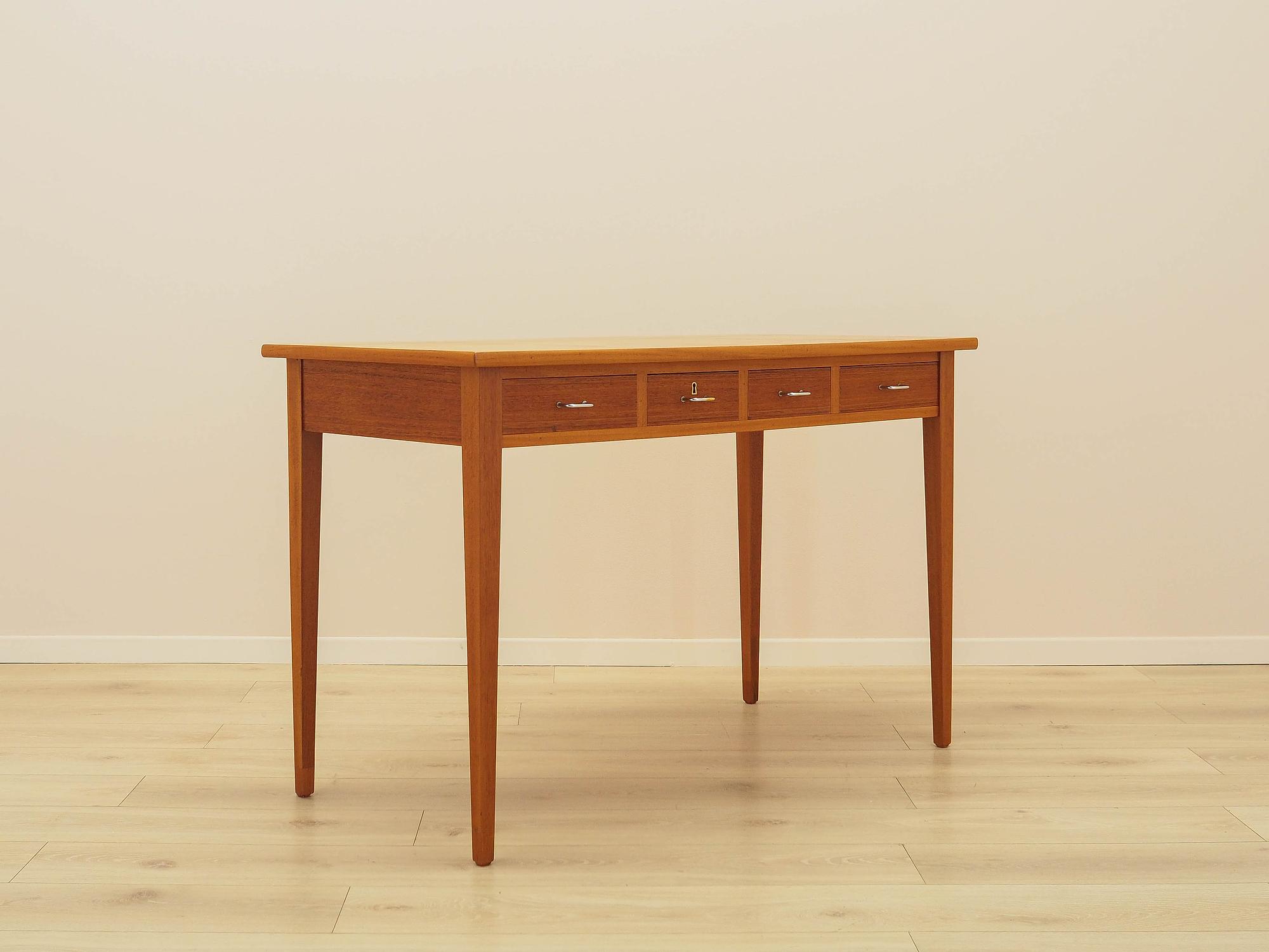 Teak Schreibtisch 1970er Jahre 5