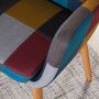Armchair Webbing Patchwork Multicolor 8