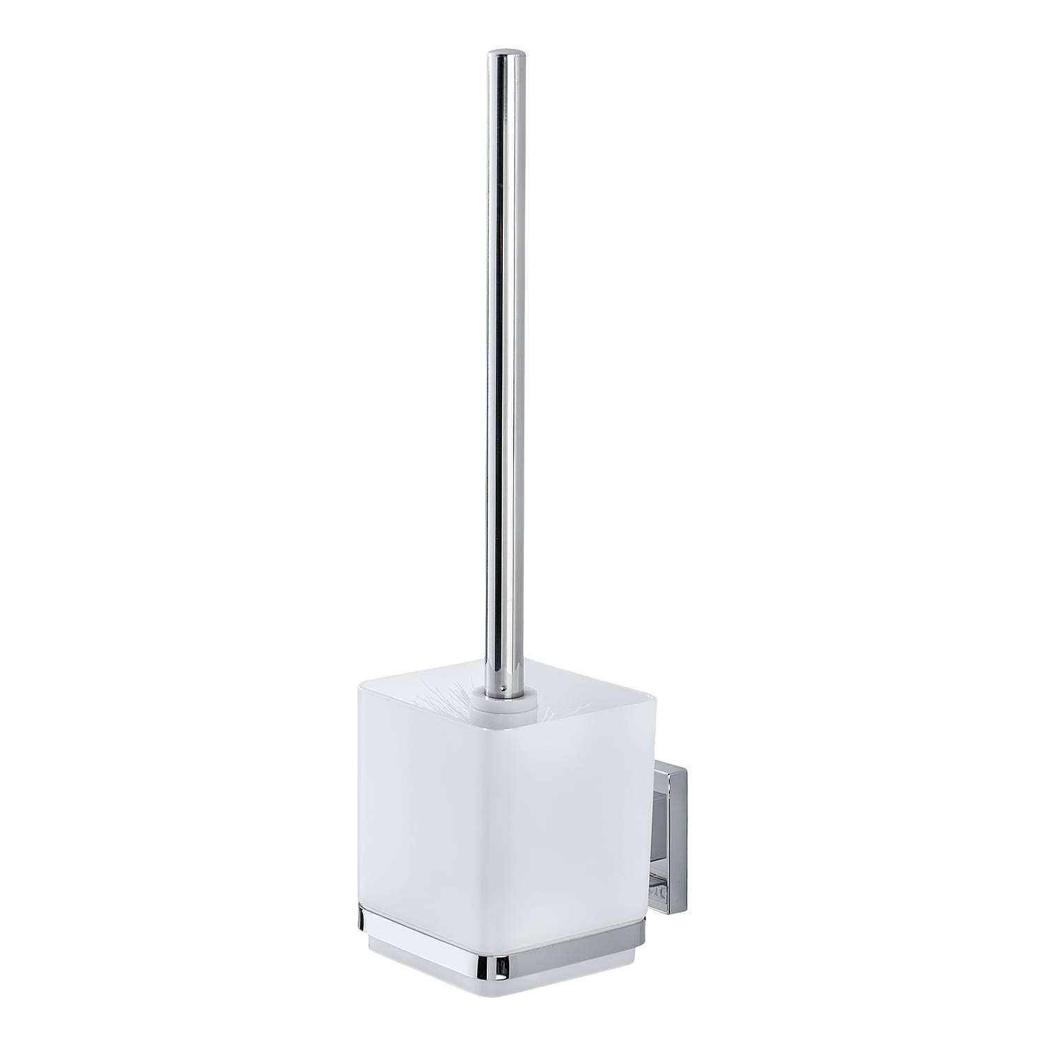 Vacuum-Loc WC-Garnitur Quadro Edelstahl Transparent 1
