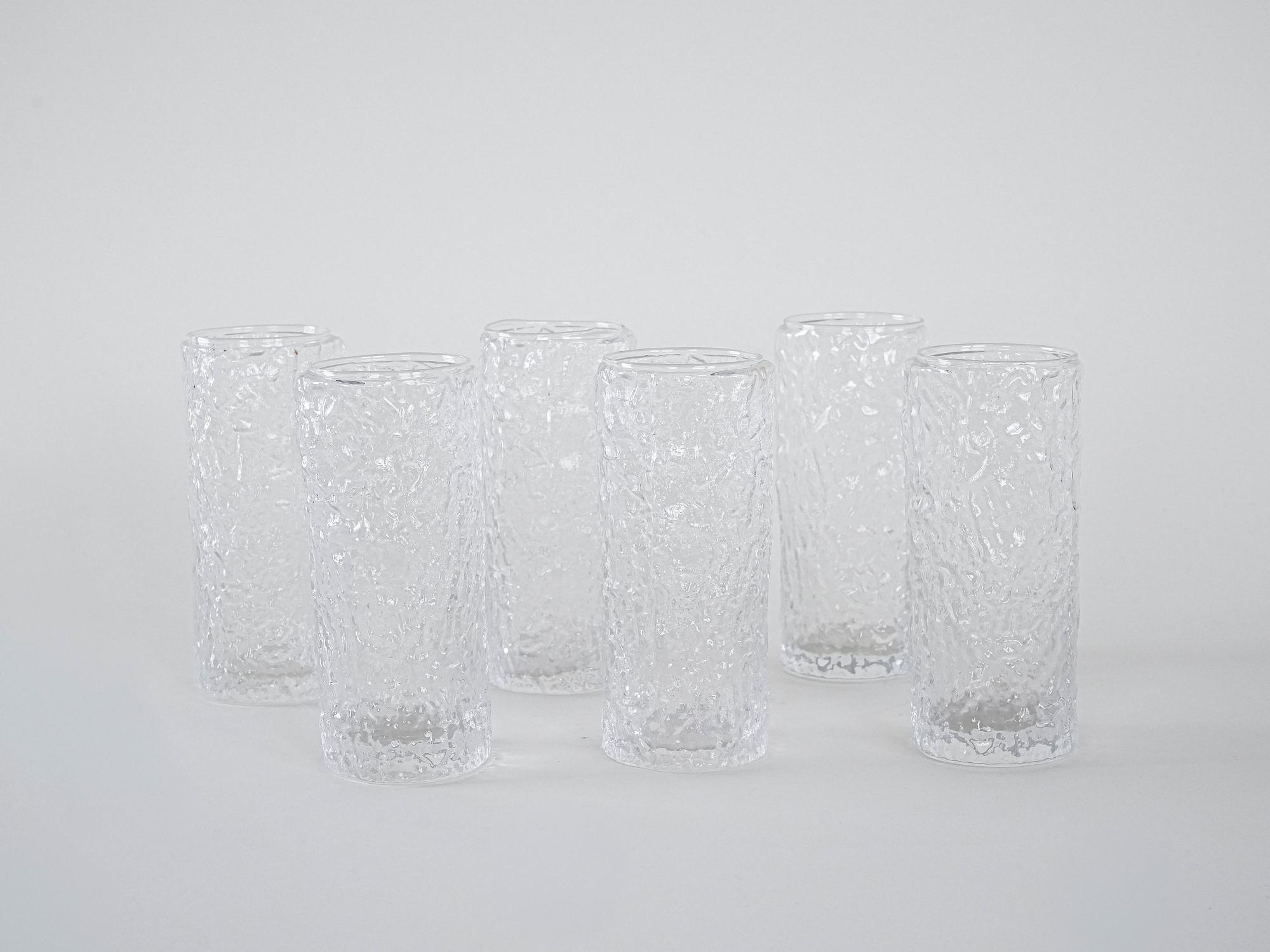 Glasses set of 6 1970s 3