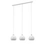 Roccaforte III Pendant Light Steel White 3-Light 1