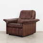 Armchair Leather Brown 1970s 4