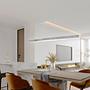 1-Flammig LED-Pendelleuchte Helios Eisen Silber 2