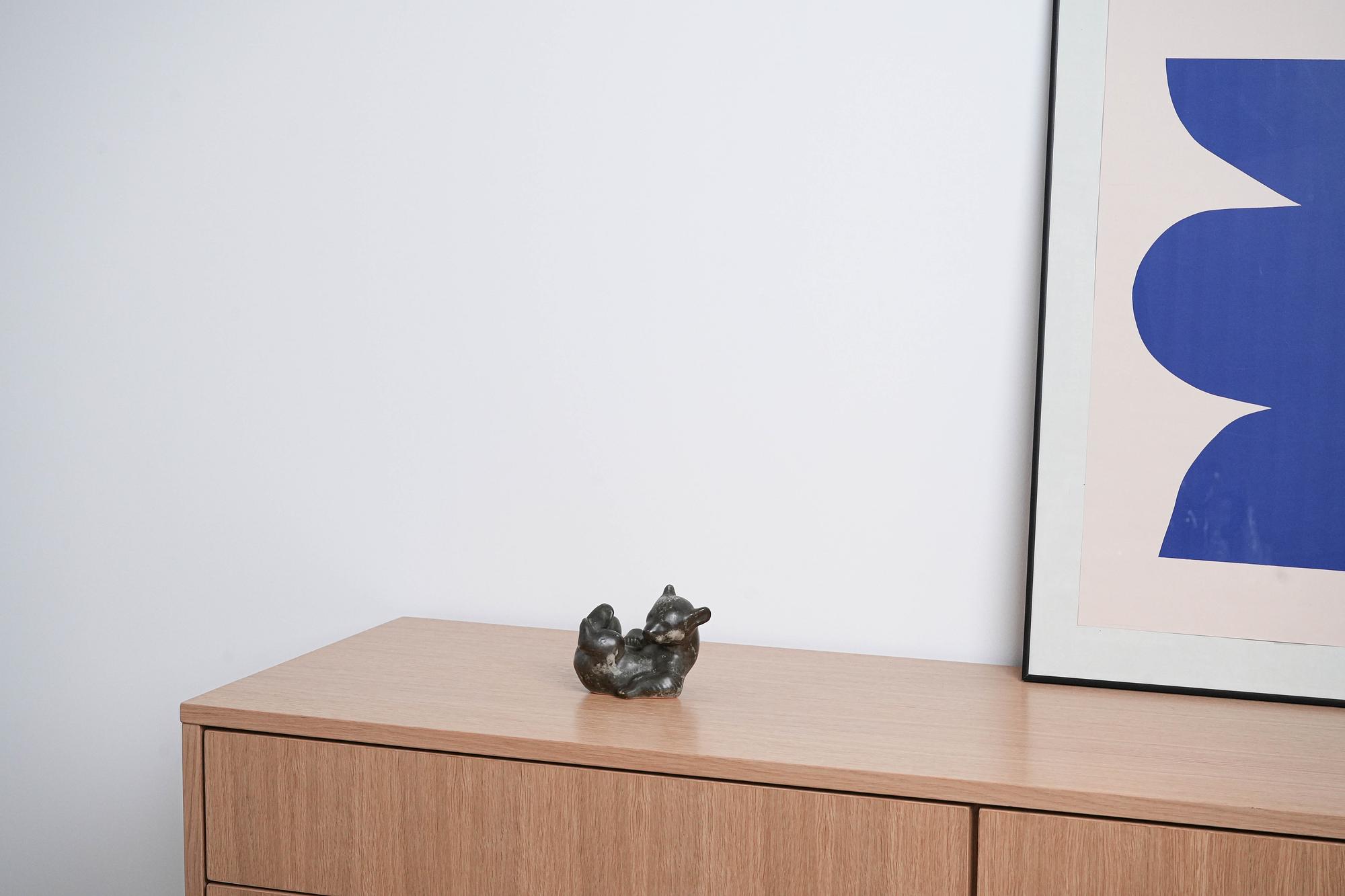 Teddybär Figur Keramik 5