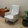 Vintage Armchair Wood Textile Grey 1960s 2