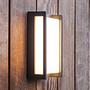 LED-Außenwandleuchte Qubo Typ B Grau 0