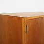 Vintage Schrank Eschenholz Braun 1960er Jahre 8