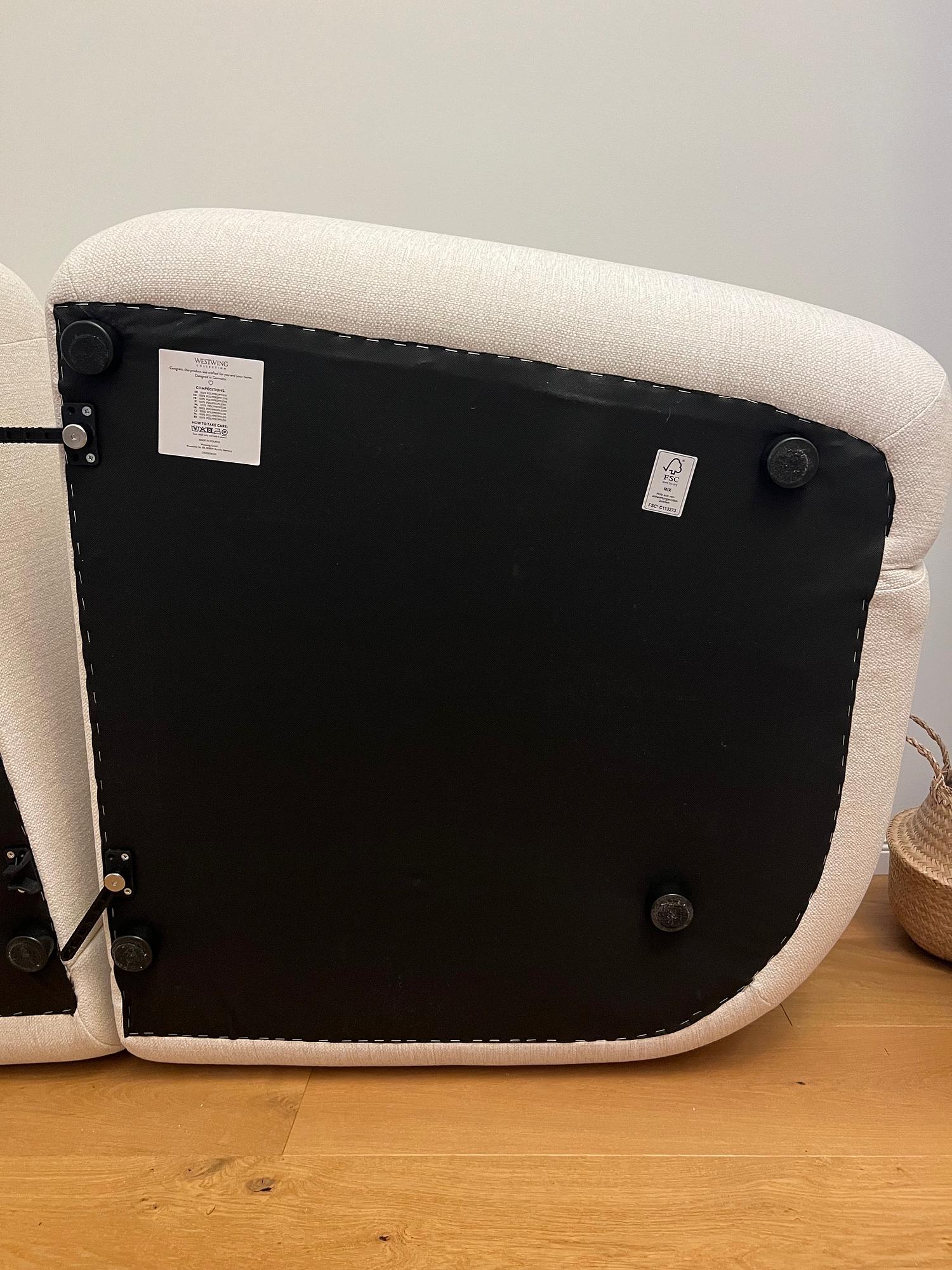 Sofia Sofa 2-seater incl. ottoman Beige 4