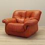 Sessel Leder Braun 1970er Jahre 1