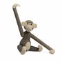 Affe Holz Eiche Geraucht 20cm 1