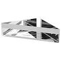 Corner shelf Genova Stainless steel Silver 0