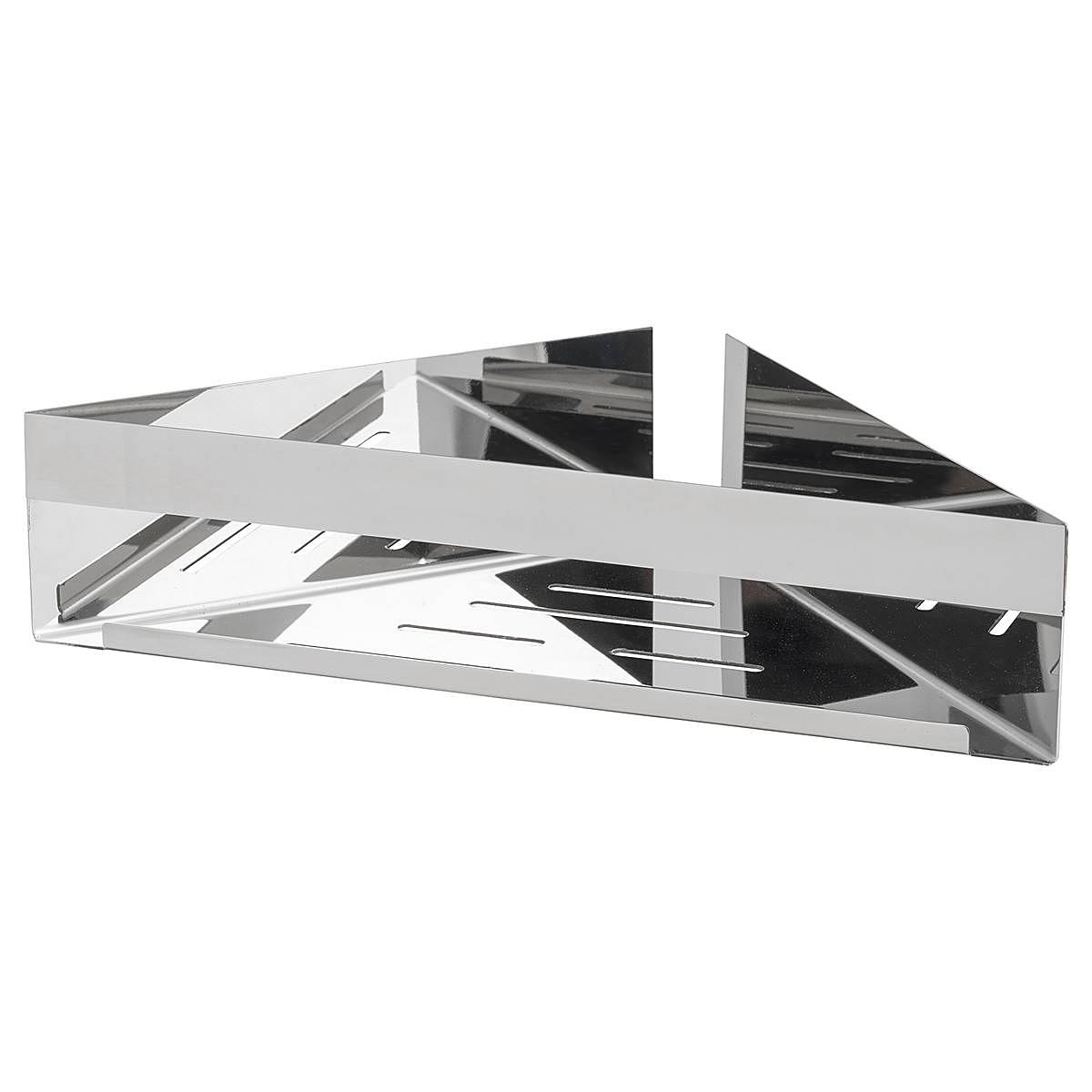 Corner shelf Genova Stainless steel Silver 0