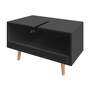 Waschbeckenunterschrank Lindholm Eichenholz Grau Matt 2
