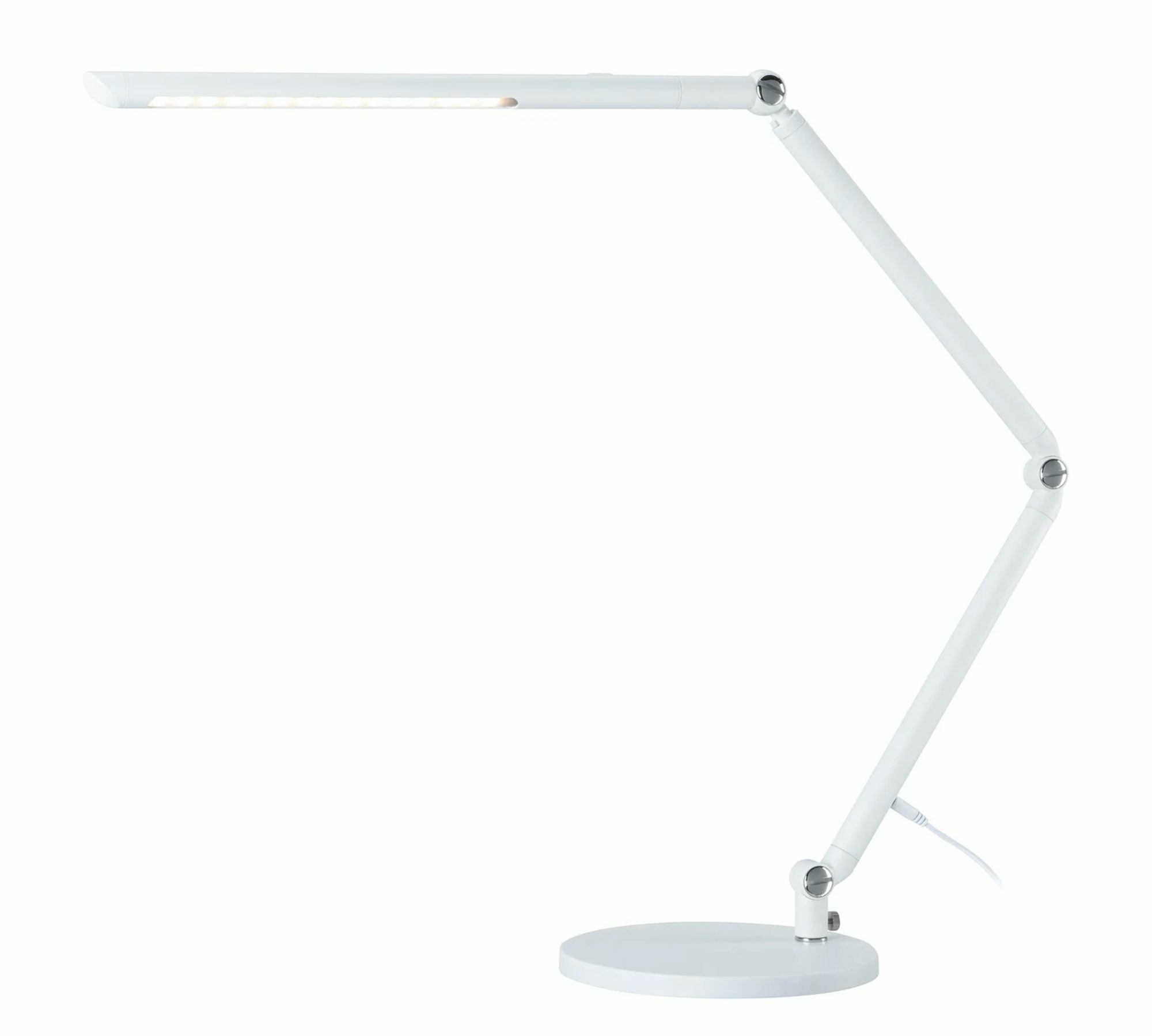 LED Tischleuchte 1-flammig Acrylglas Weiß 0