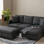 Sofa Recamiere Right Anthracite 1