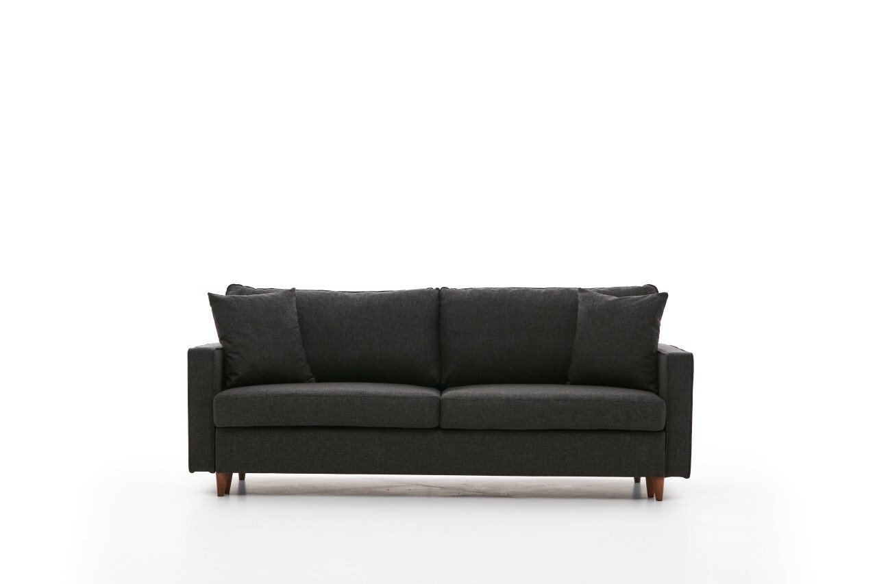 Divano letto 3 posti antracite 7