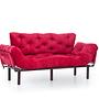 Nitta Triple Sofa Bed 3-Seater Maroon 4