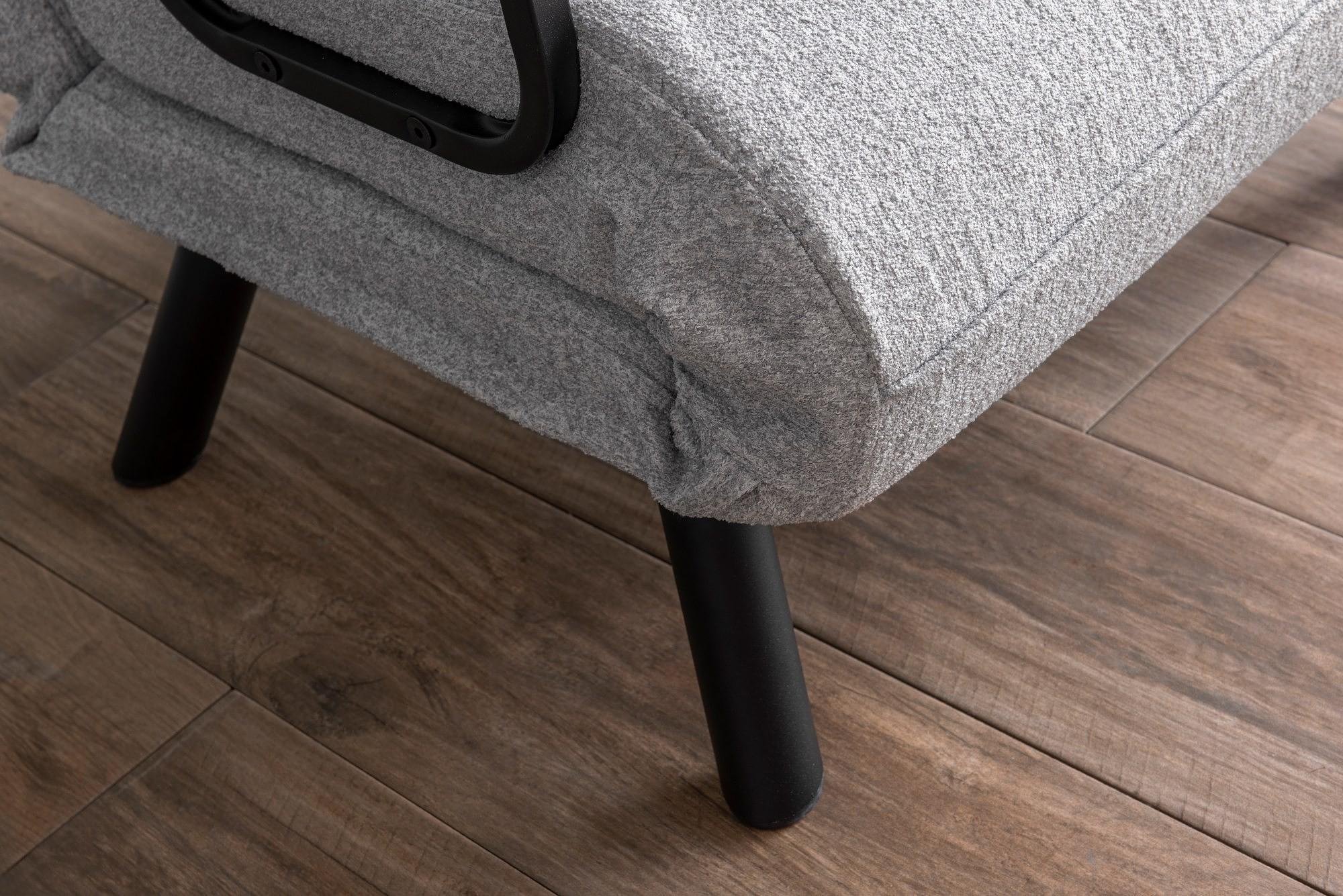 Sando Poltrona letto Bouclé Grigio 3