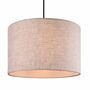 Pendant lamp 1-light fabric pine wood 0