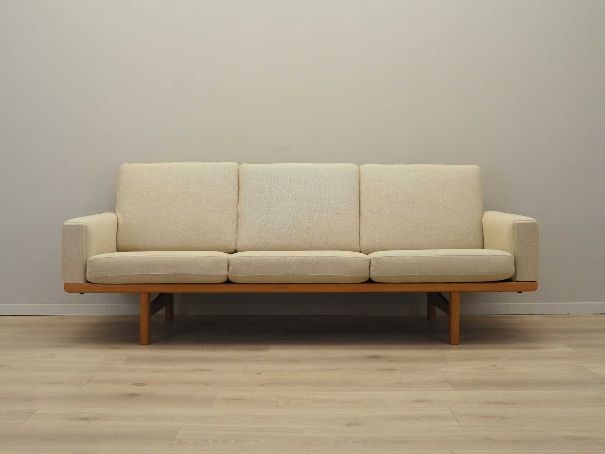 Sofa Textil Beige 1960er Jahre 1
