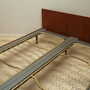 Vintage Bett Teakholz Braun 1960er Jahre 5