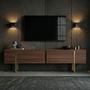 Onera Sideboard Walnuss-Optik Gold 2