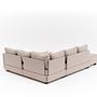 Aly  Schlafsofa Récamiere Links Baumwolle Beige 6