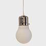 Pendant lamp Glass Metal White 0