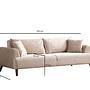 Buhara 3-Sitzer Sofa Grau 7