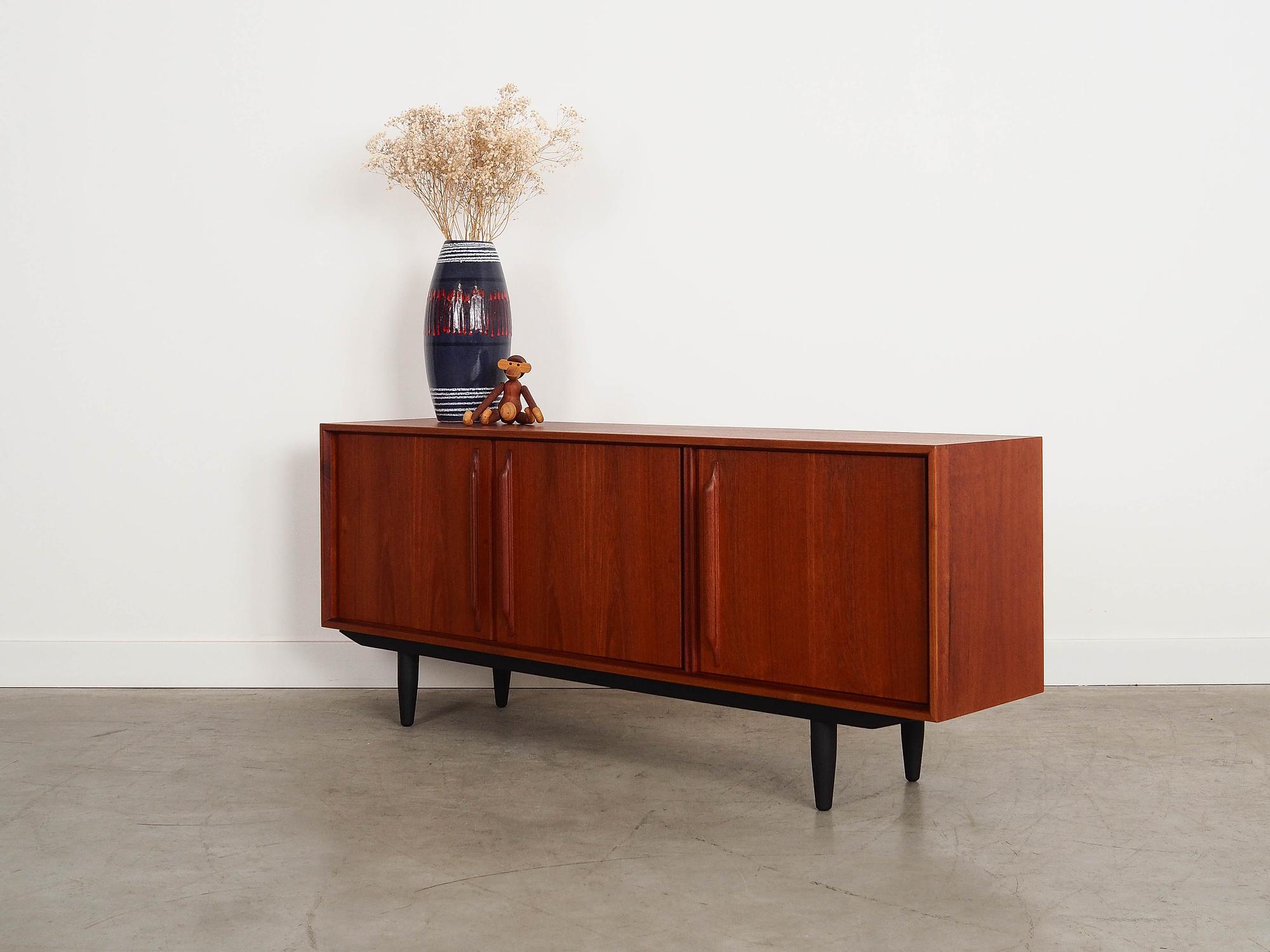 Teak-Sideboard Braun 1960er Jahre 3
