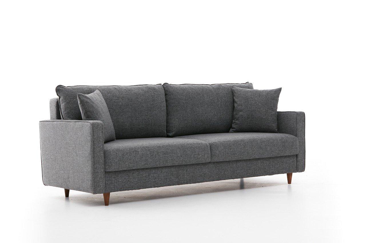 Eva Sofa 3-Sitzer Grau 4