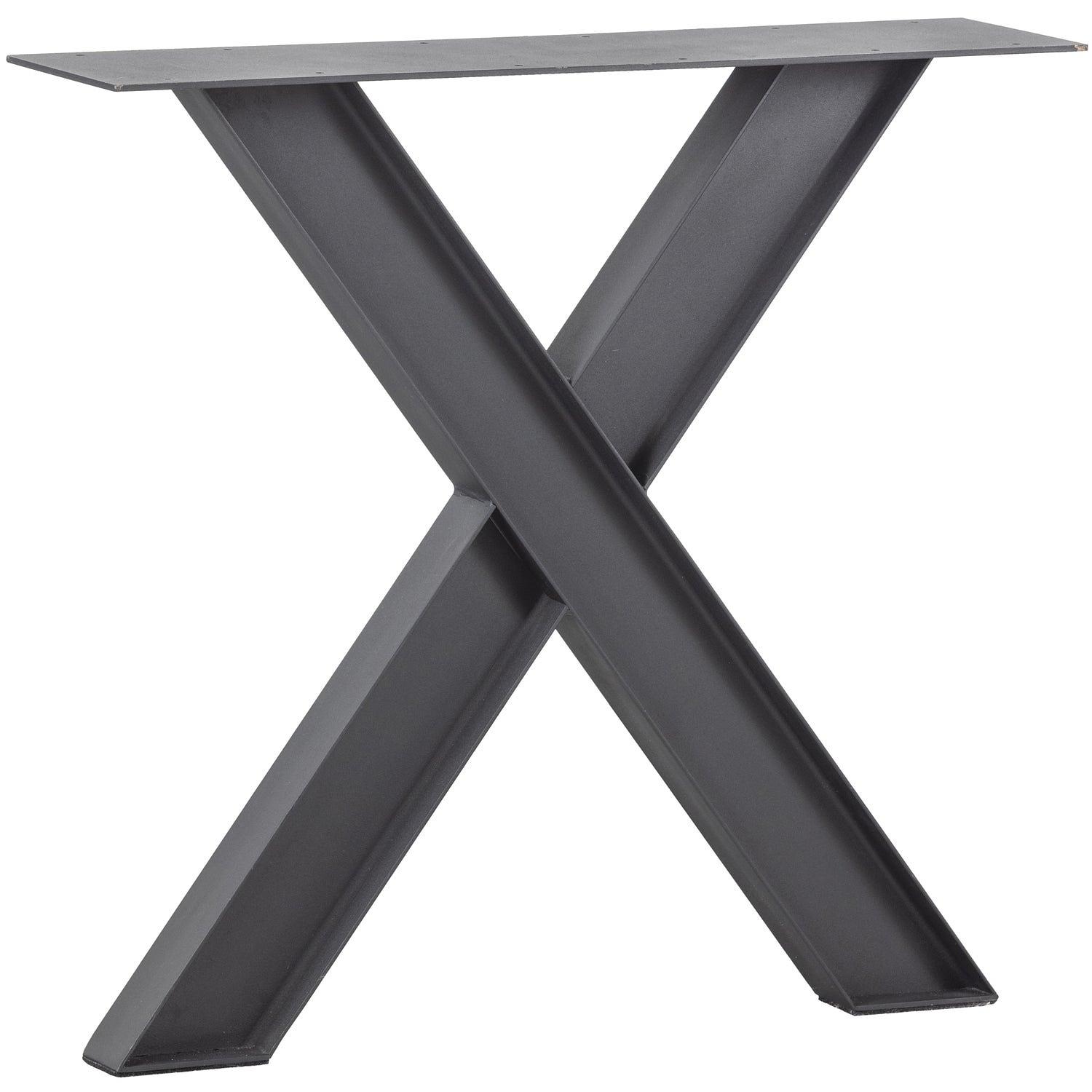 Tablo Tischbein Stahl Schwarz 0