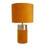 Tischleuchte Bordo Eisen Textil Orange 3