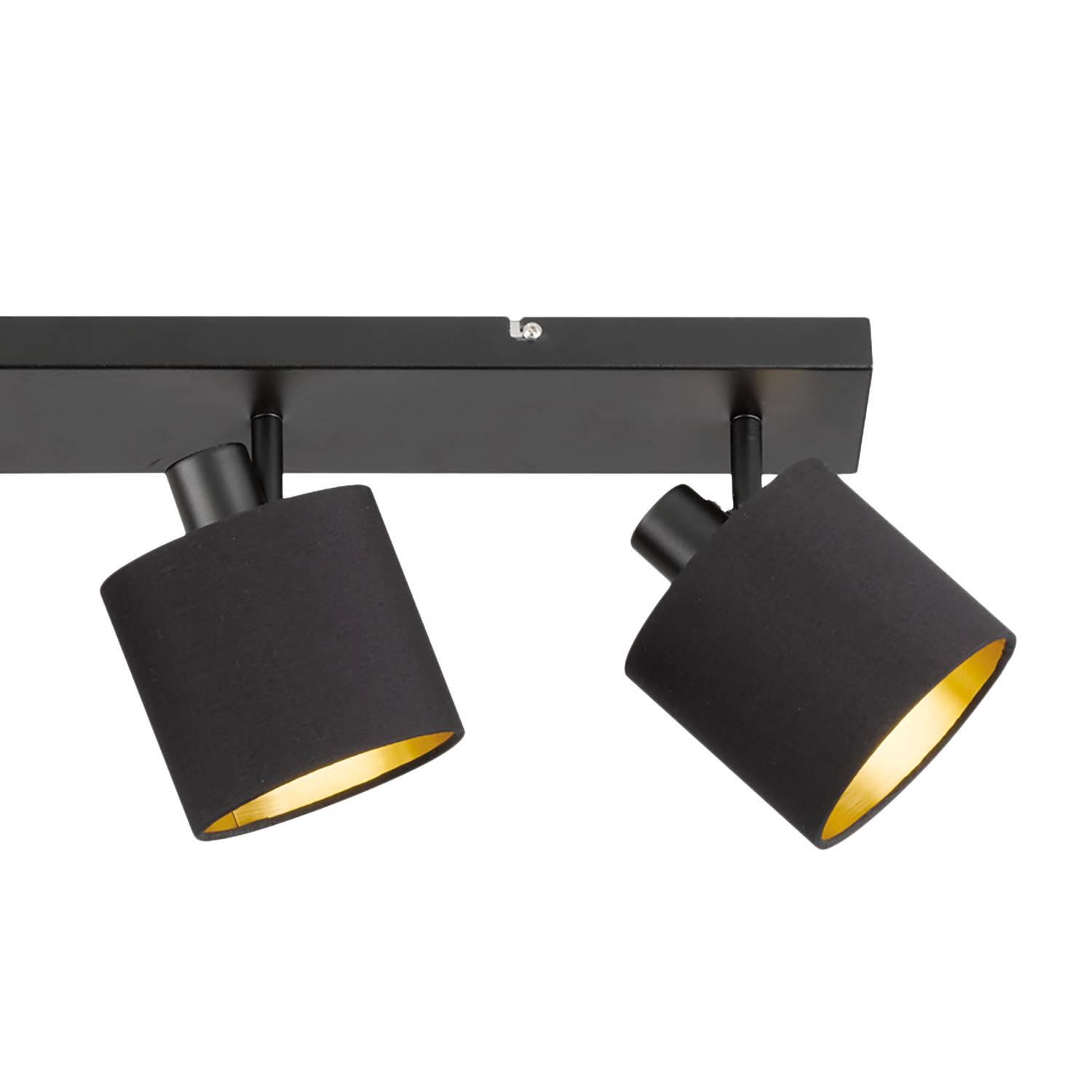 Strahler Tommy Baumwollstoff Eisen Schwarz Messing 1