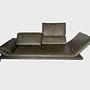 Sofa mit Armlehnen-und Rückenfunktionen Leder Dunkelgrün 0