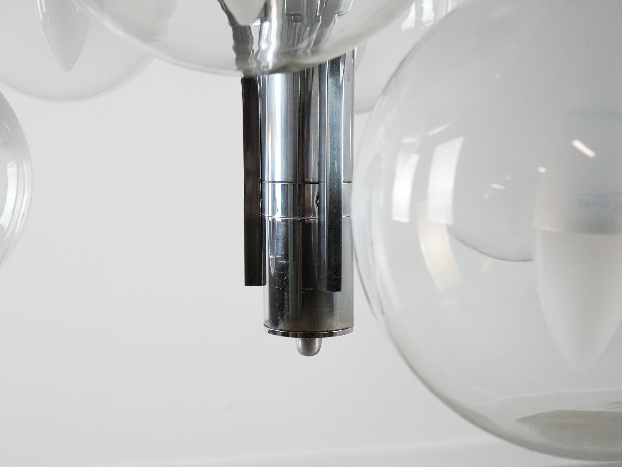 Kronleuchter Muranoglas 1970er Jahre 8