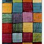 Colorful Square Carpet Multicolored 3