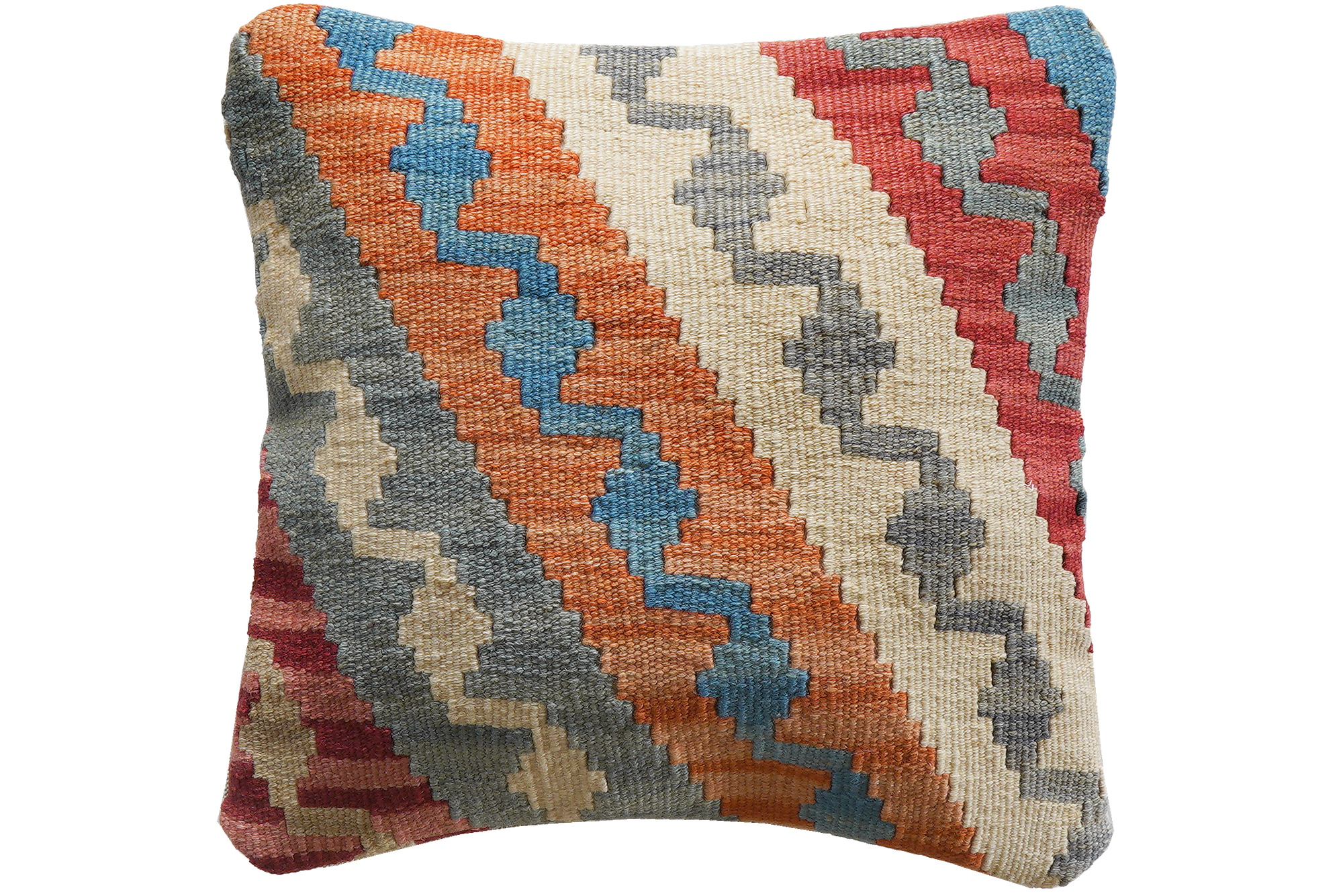 Cuscino Kilim Lana Cotone Multicolore 0