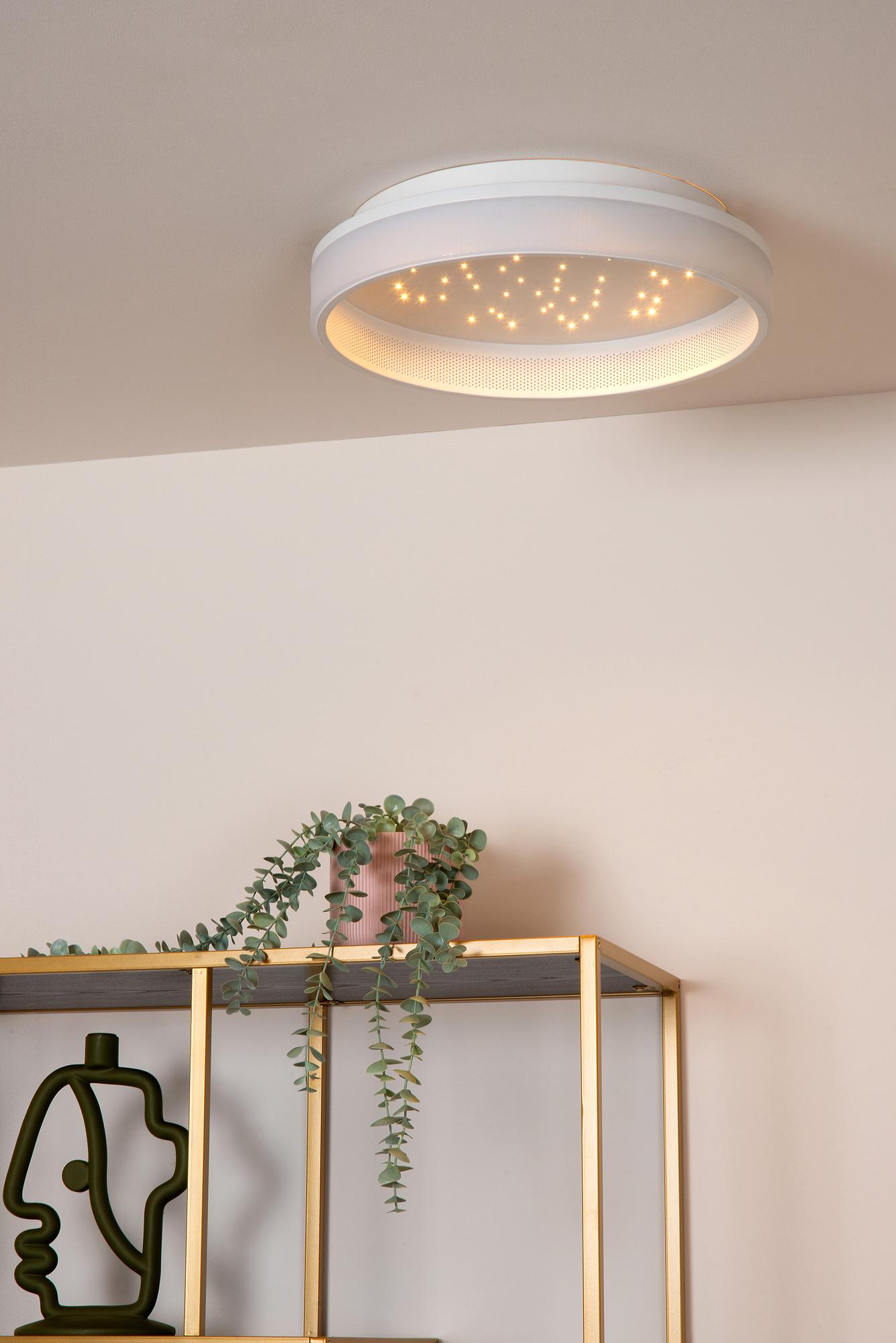 LED Deckenleuchte Estreja Stahl Weiß 3