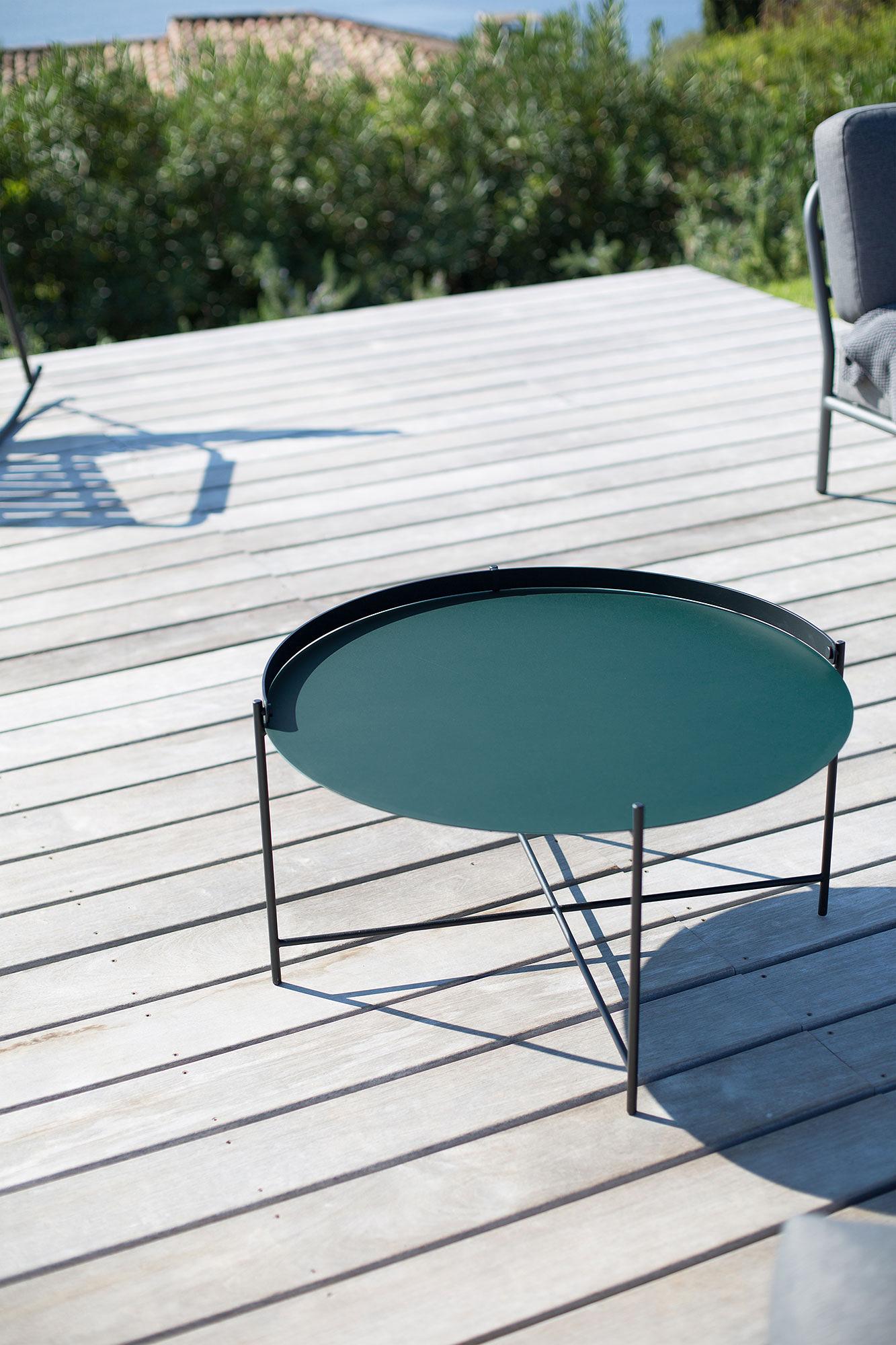 EDGE Serviertisch 76cm Piniengrün 3