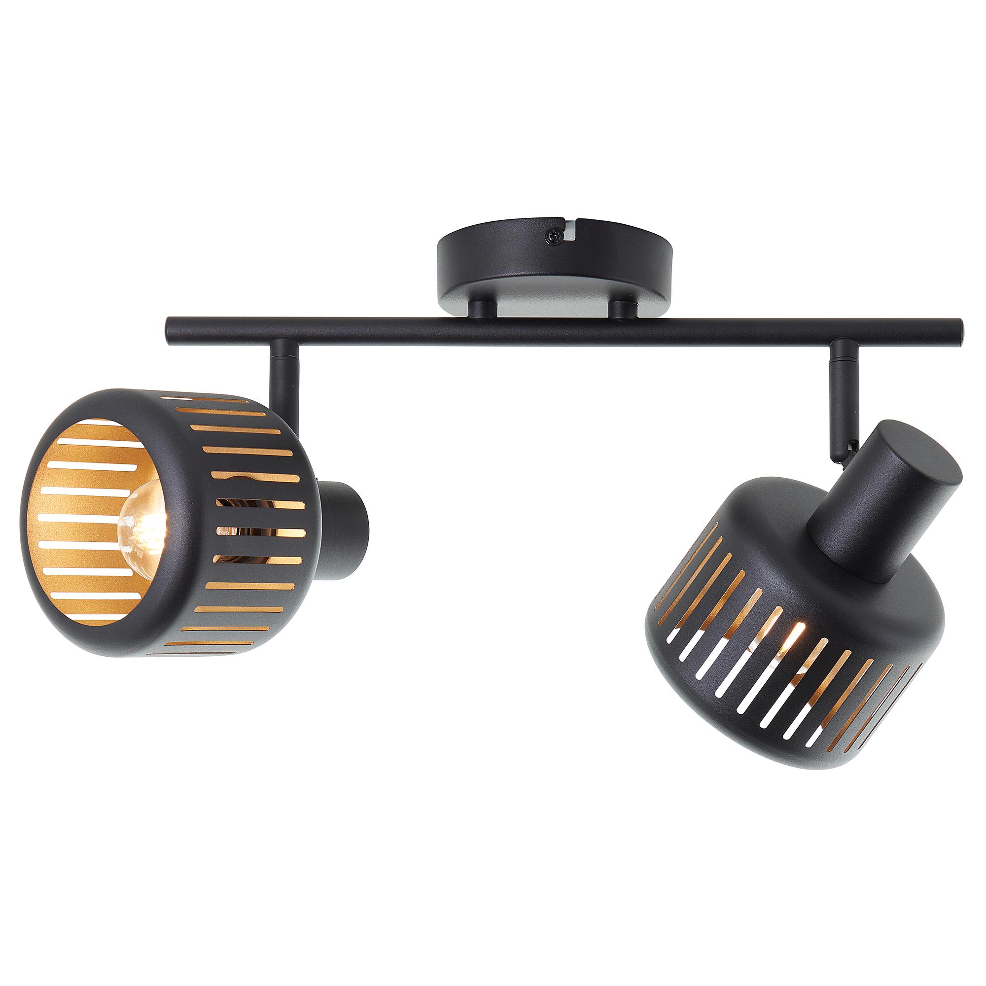 Tyas Deckenleuchte Aluminium Schwarz Gold 3