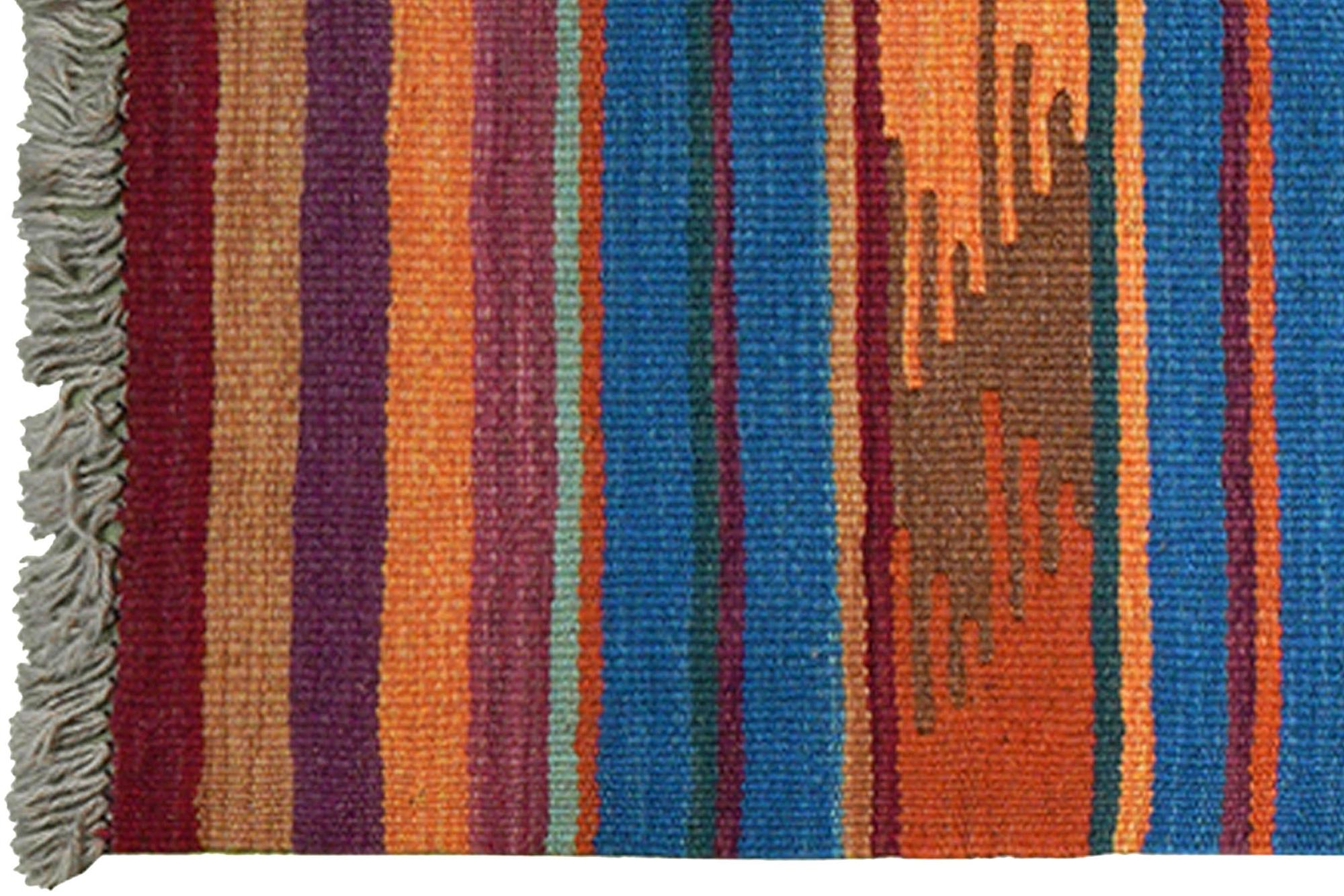 Kilim Gashgai Teppich Wolle Mehrfarbig 1