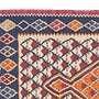 Kilim Senneh Teppich Mehrfarbig 1