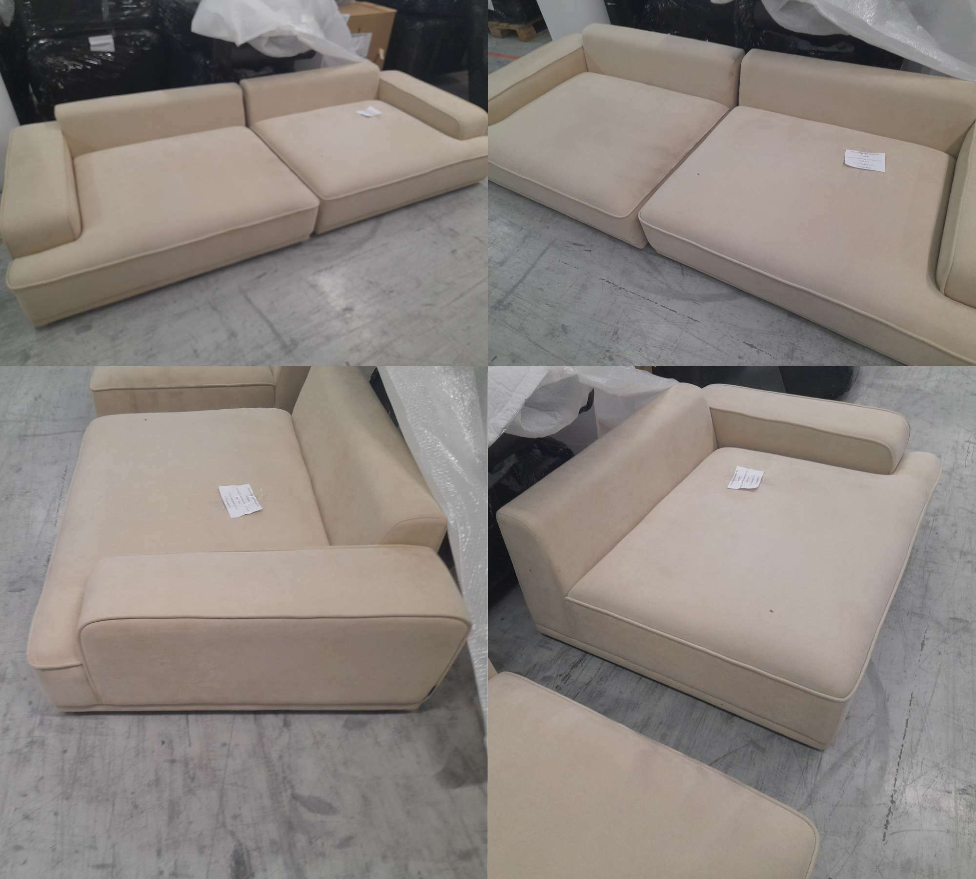 Leonora 3,5-Sitzer Sofa Form Cream 4