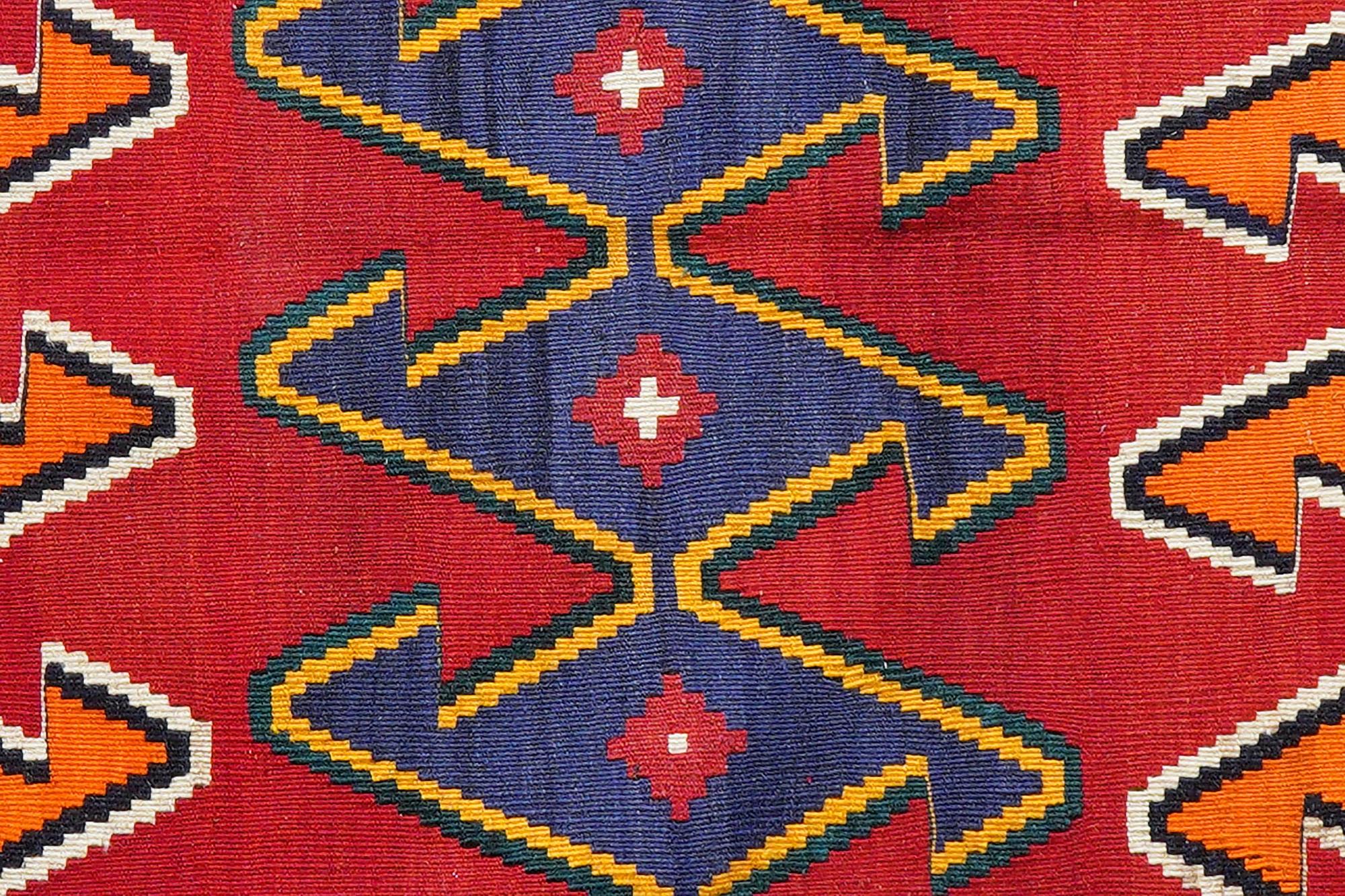 Kilim Gashgai Teppich Mehrfarbig 4
