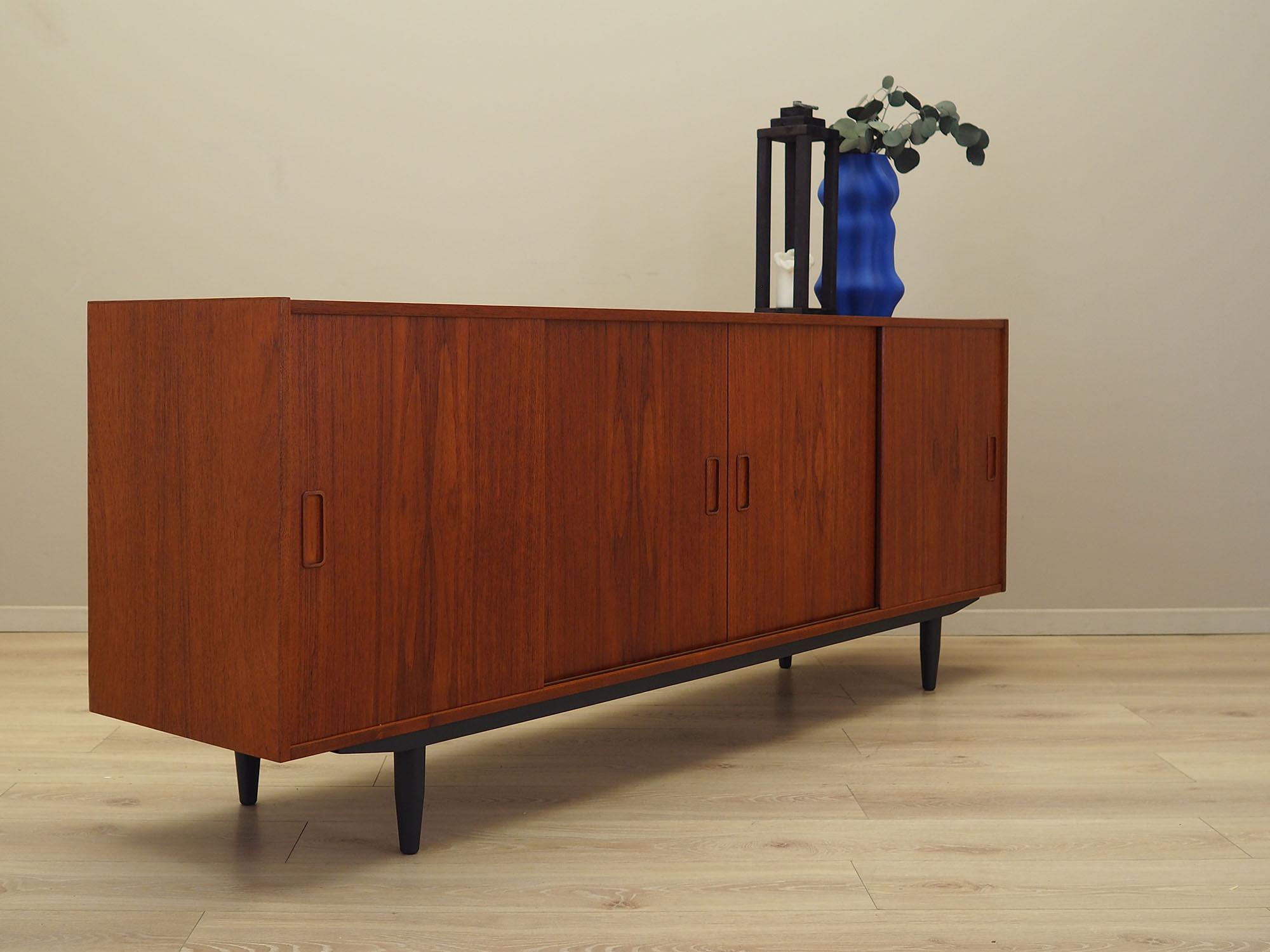 Sideboard in legno di teak anni '70 6