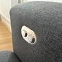 Mustang Ecksofa Rechts mit Bettfunktion Schwarz 2