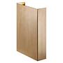 2-Flammig LED-Wandleuchte Fold XI Stahl 1