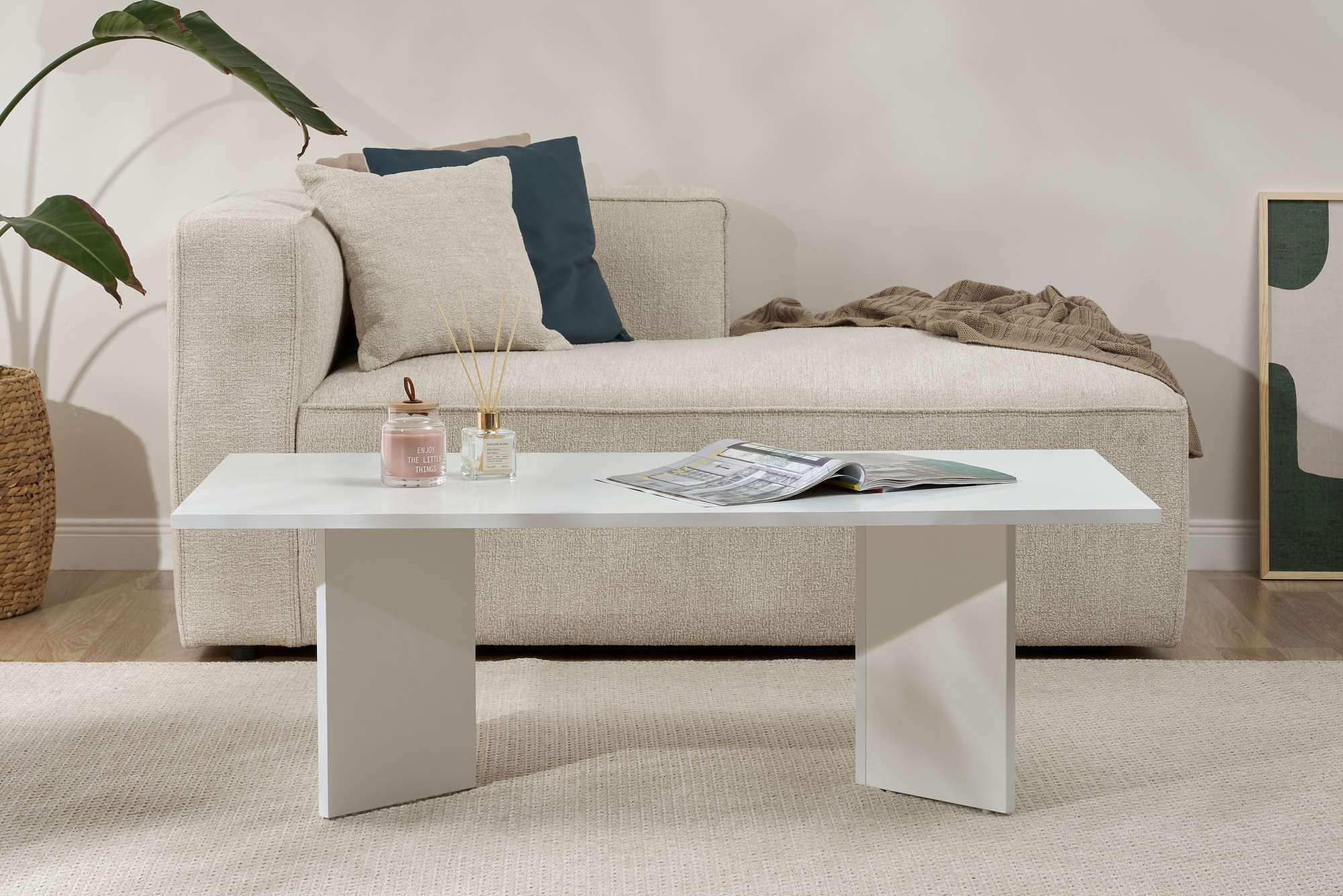 Sabin Coffee Table White 2